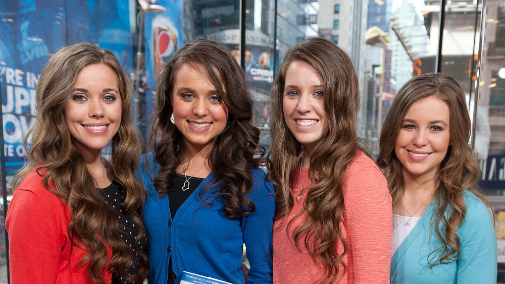 The Duggar sisters at an TV event