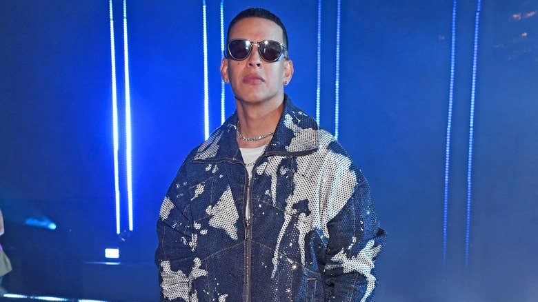 Daddy Yankee gazing in front