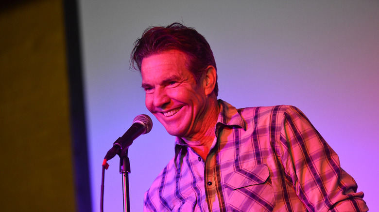 Dennis Quaid grinning