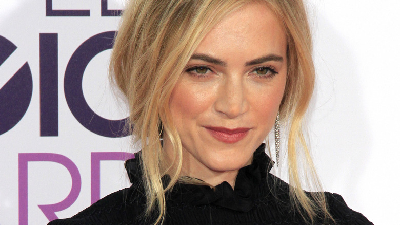 Emily Wickersham with slight smile