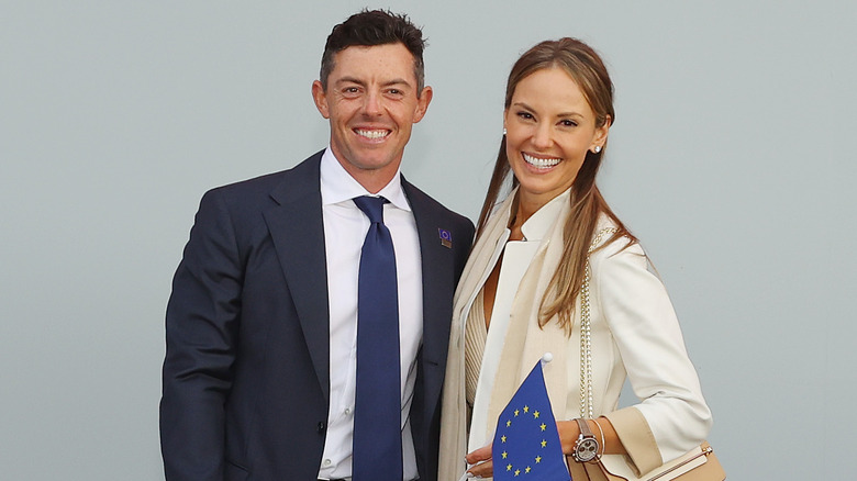  Rory McIlroy and Erica Stoll smiling