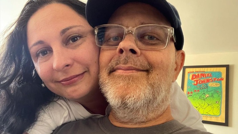 James Michael Tyler and his wife, Jennifer Carno, take a selfie