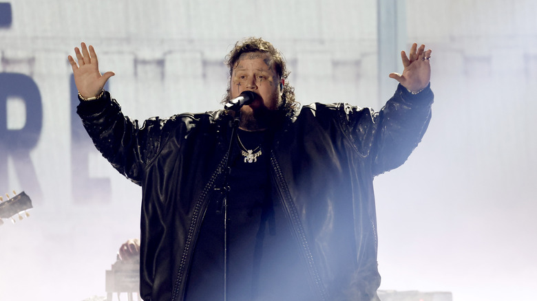 Jelly Roll performing at the CMT Awards