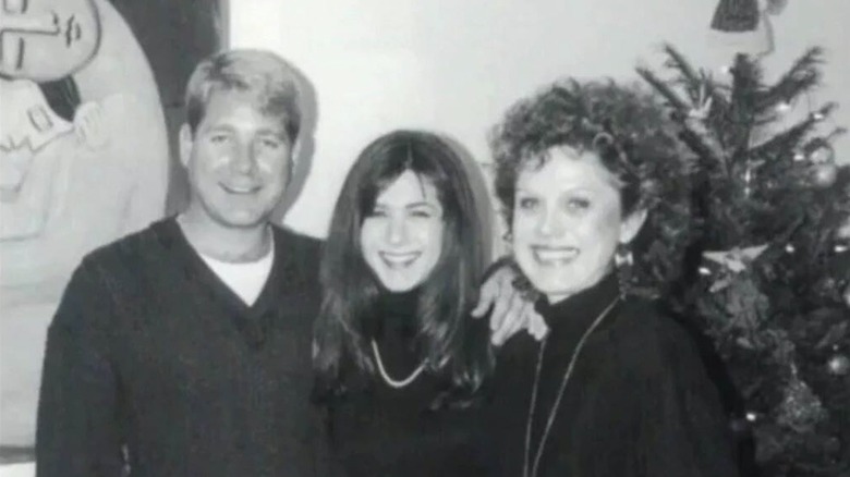 John Melick, Jennifer Aniston, and Nancy Dow