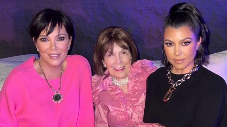 Kris Jenner with mom Mary Jo Campbell and daughter Kourtney Kardashian