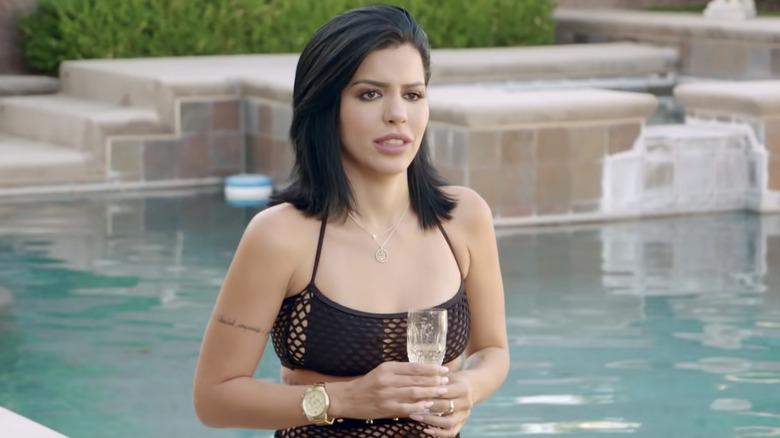 Larissa in the pool on '90 Day Fiance'