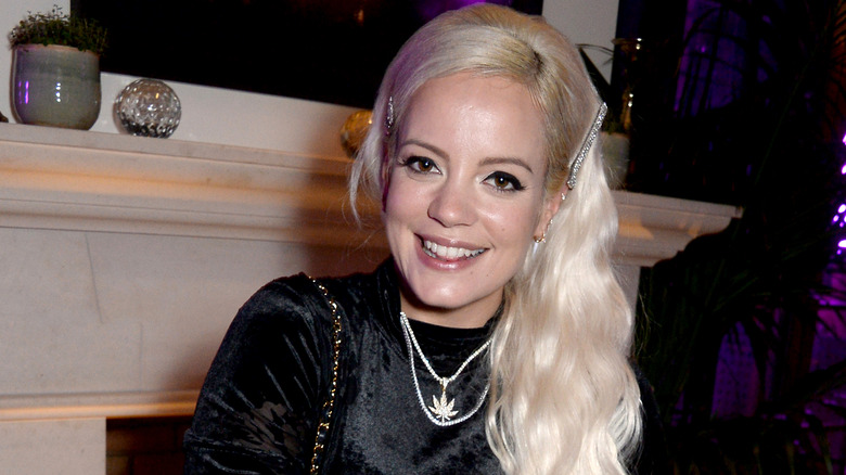 Lily Allen smiling