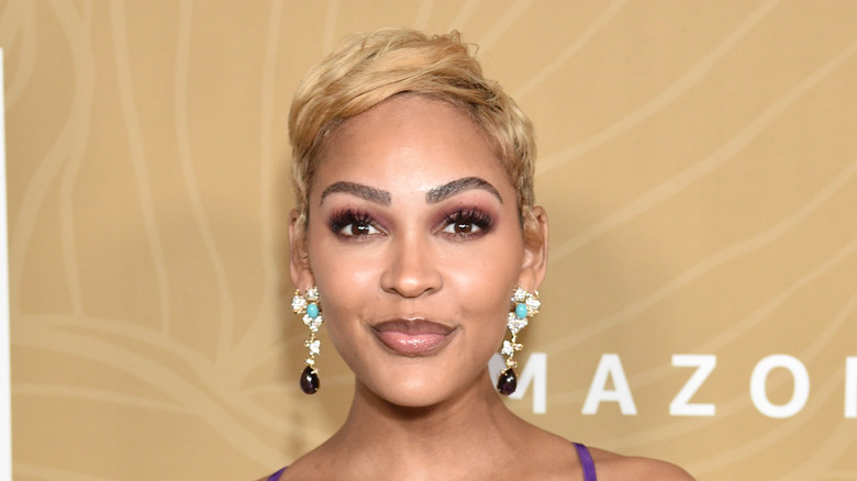 Meagan Good on red carpet