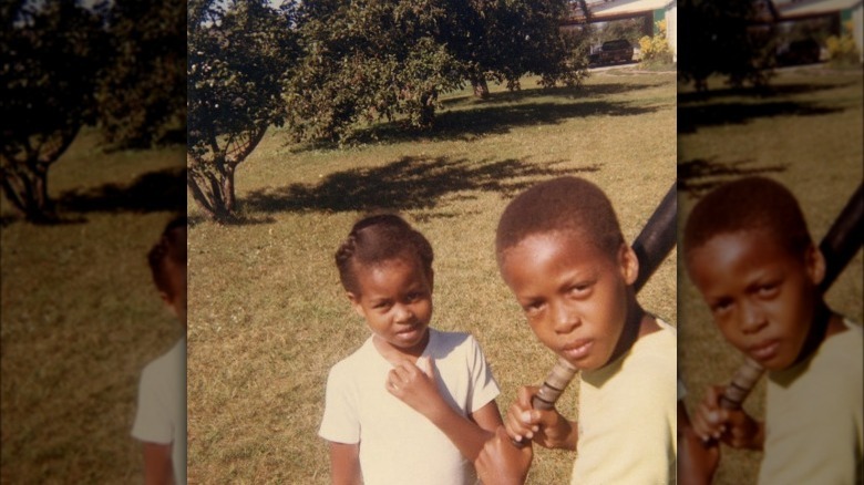 Michelle Obama and Craig Robinson young