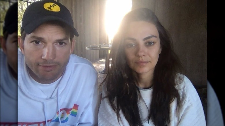 Ashton Kutcher and Mila Kunis video still