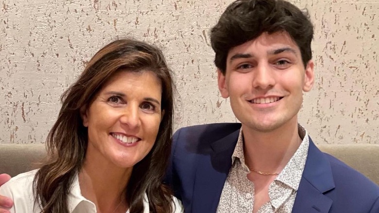 Nikki Haley and her son Nalin Haley