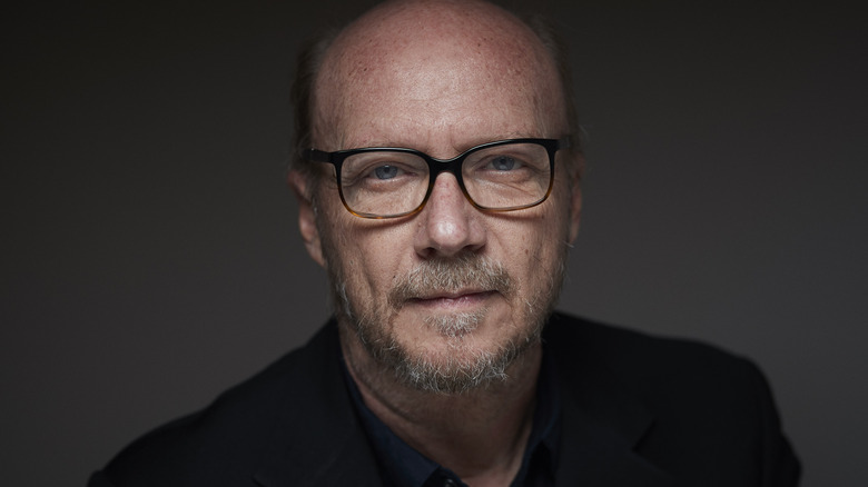 Paul Haggis posing seriously