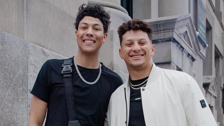 Jackson Mahomes and Patrick Mahomes 