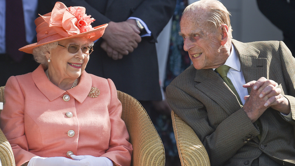 Queen Elizabeth and Prince Philip together 