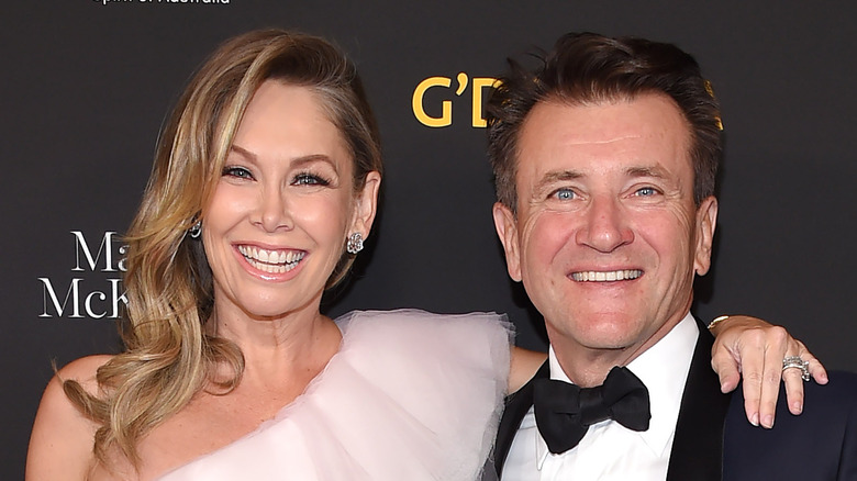 Kym Herjavec and Robert Herjavec on the red carpet