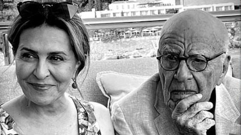 Elena Zhukova with Rupert Murdoch