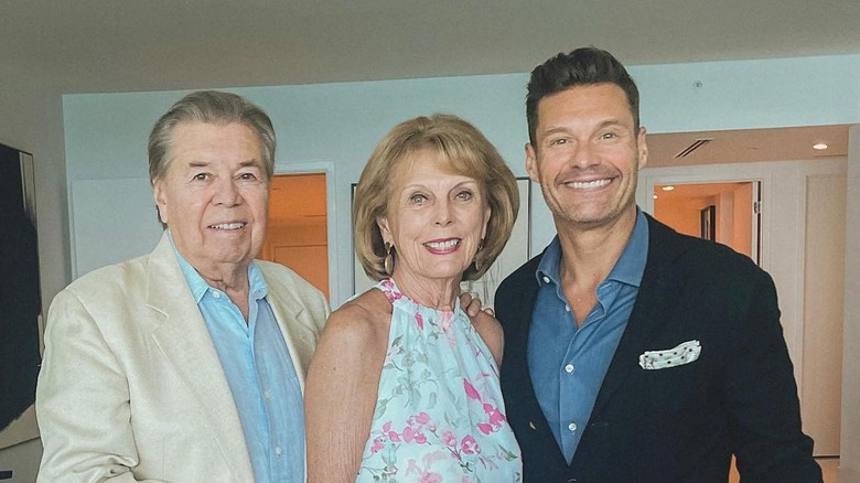 Ryan Seacrest with his parents