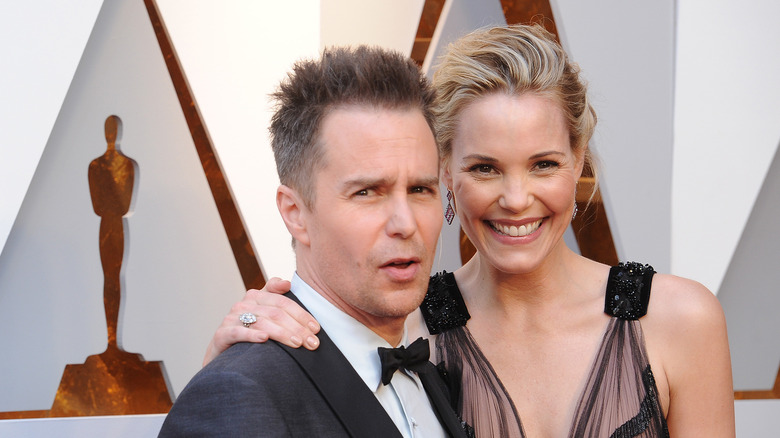 Sam Rockwell and Leslie Bibb Golden Globes