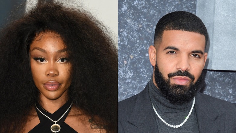 SZA and Drake side by side