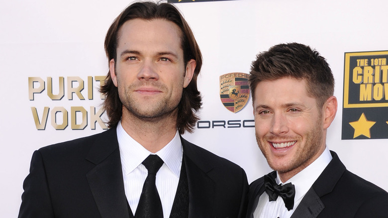 Jared Padalecki and Jensen Ackles arrive at the Critics' Choice Movie Awards 2014