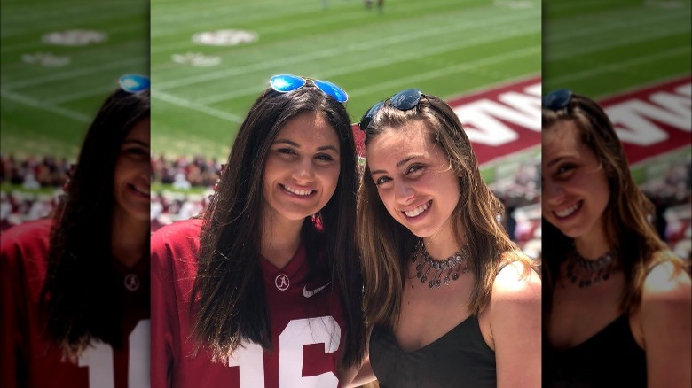 Annah Tagovailoa smiling with a friend