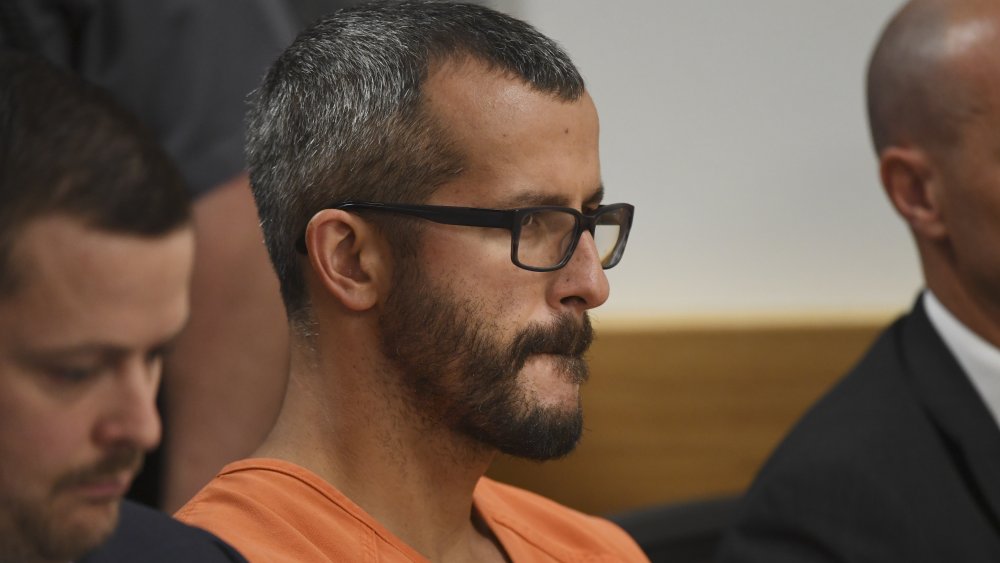 Chris Watts at a court hearing in August 2018