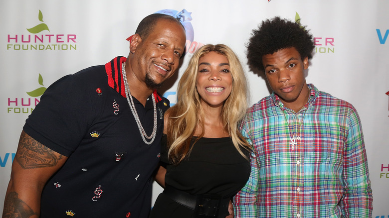 Wendy Williams, Kevin Hunter Sr., and Kevin Hunter Jr.