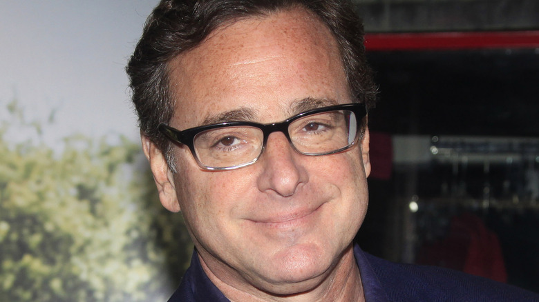 Bob Saget on red carpet, smiling softly