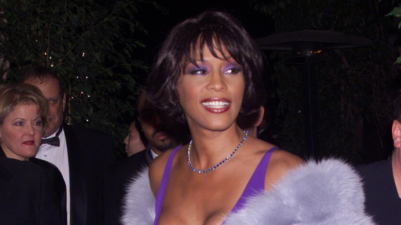 Whitney Houston smiling