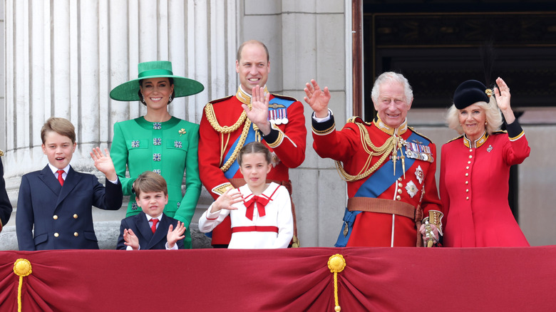 King Charles, Prince William, Kate, and their kids