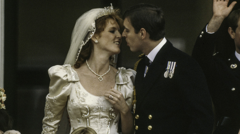 Sarah Ferguson and Prince Andrew wedding photo