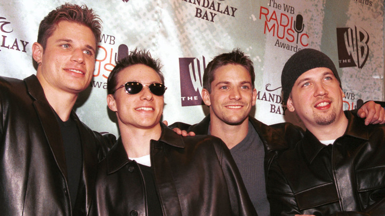 98 Degrees smiling