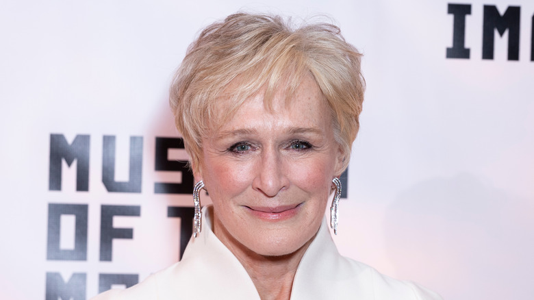 Glenn Close wearing at the Museum Moving Image Salute Gala in 2018