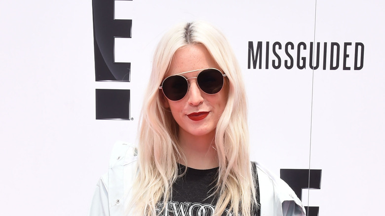 Gemma Styles wearing black sunglasses 