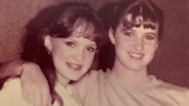 Ree Drummond and Joanie in high school