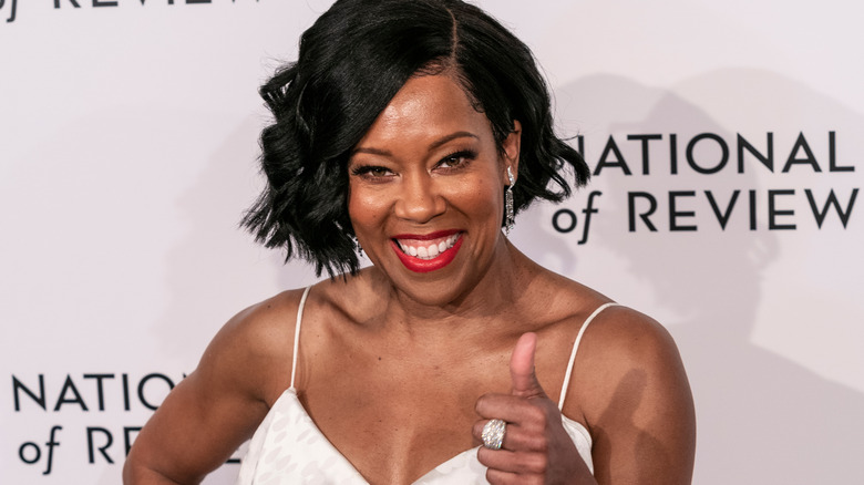 Regina King smiling