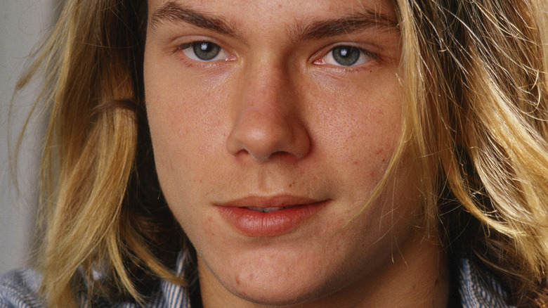 River Phoenix smiling