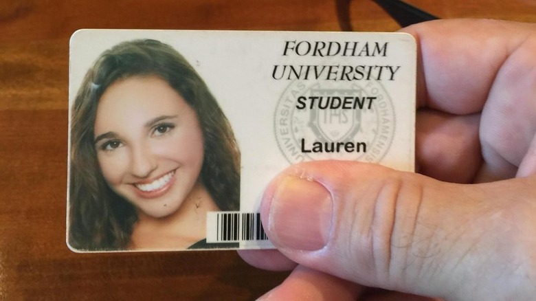 Student ID Tom Hanks found in the park