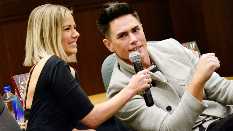 Ariana Madix and Tom Sandoval at a book signing