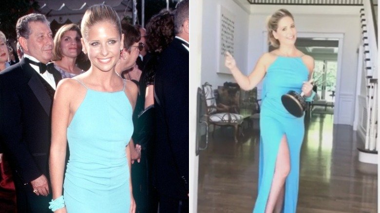 Sarah Michelle Gellar at the 1999 Emmy Awards