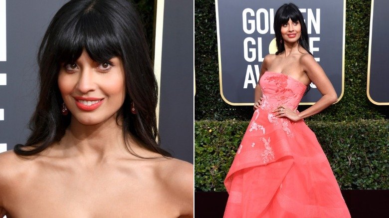 Jameela Jamil at the Golden Globes