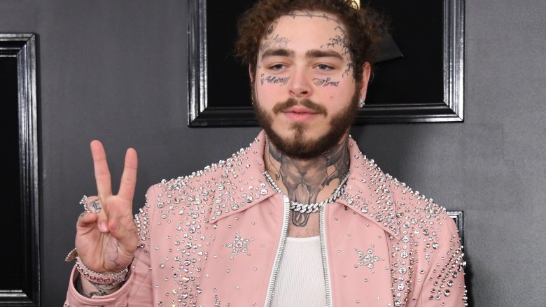 Post Malone at the 2019 Grammy Awards