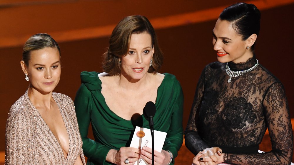 Brie Larson, Sigourney Weaver, Gal Gadot