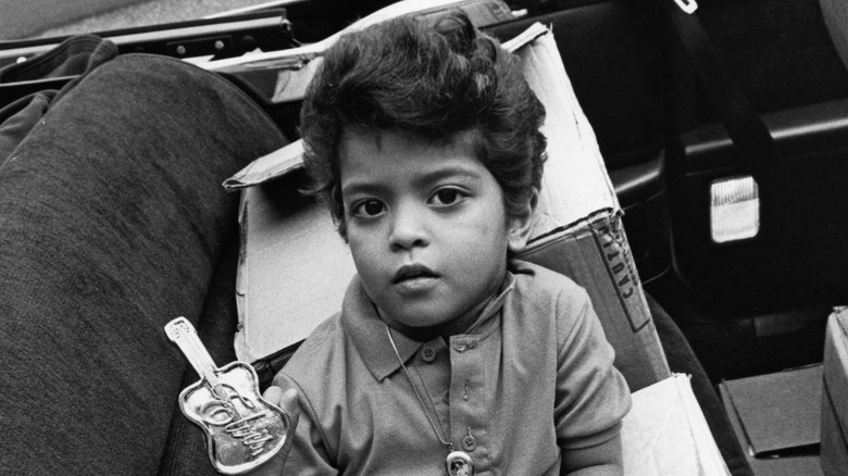 Bruno Mars as a child