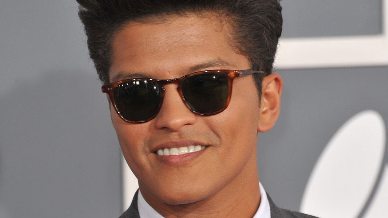 Bruno Mars smiling