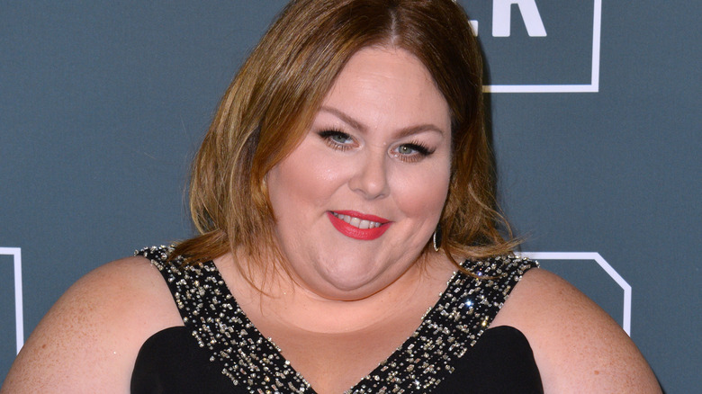 Chrissy Metz posing