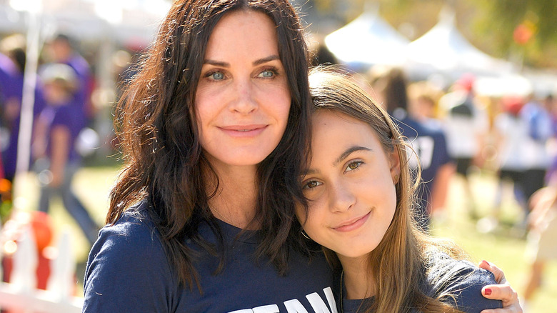 Courteney Cox and daughter Coco 