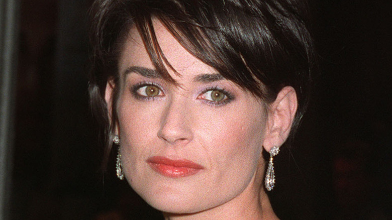 Demi Moore with short hair