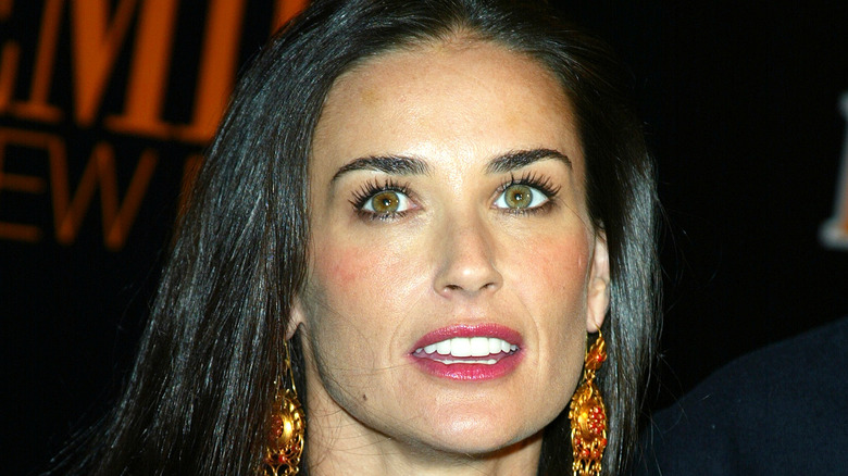 Demi Moore smiling at event