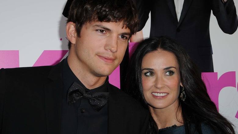 Ashton Kutcher and Demi Moore